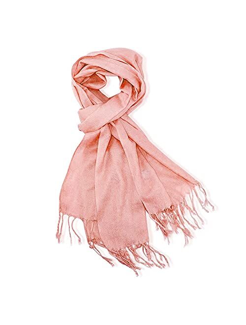 GEARONIC TM Women's Soft Pashmina Scarf Winter Shawl Wrap Scarves Lady Fashion in Solid Colors