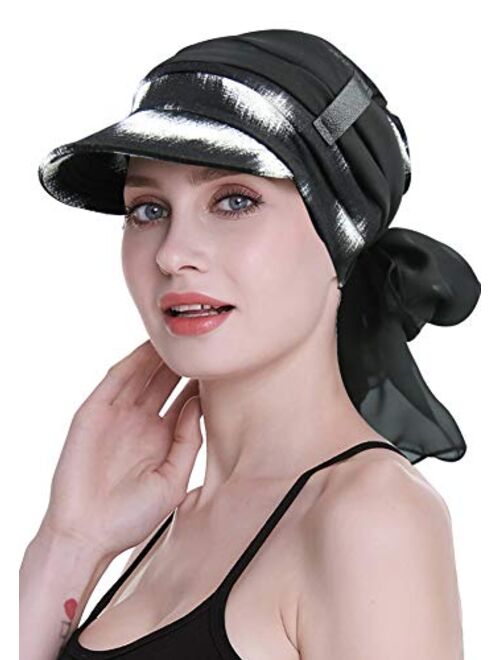 Newsboy Cap for Women Chemo Headwear with Scarfs Gifts Hair Loss Available All Year