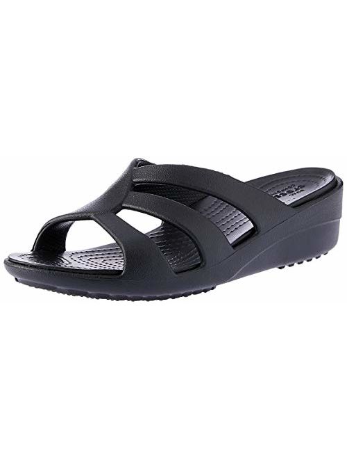 Crocs Women's Sanrah Strappy Wedge Sandal