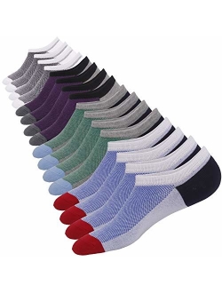 8 Pairs No Show Socks Women Low Cut Socks for Flats Non Slip Thin Liner Socks