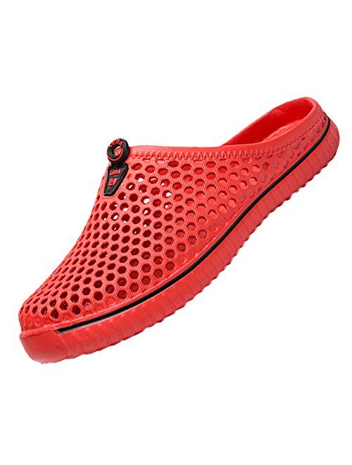 Ryanmay Womens Mens Comfortable Walking Garden Shoes Slippers Quick Drying Sa.