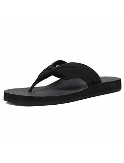 EQUICK Women's Flip Flops Arch Support Yago Mat Insole Sandal Casual Slipper Outdoor and Indoor