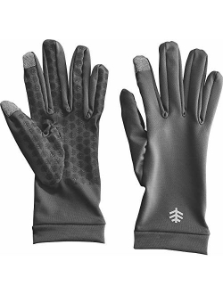 UPF 50  Men's Women's Gannett UV Gloves - Sun Protective