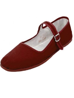 Shoes8teen Womens Cotton Mary Jane Shoes Ballerina Ballet Flats Shoes