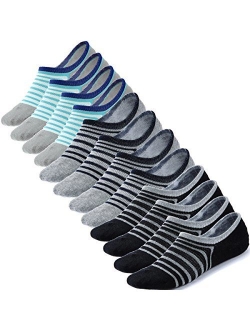 No Show Socks Women Ankle Low Cut Socks Invisible Non Slip Footies Liner for Sneakers Boat Shoes 3 to 6 Pairs