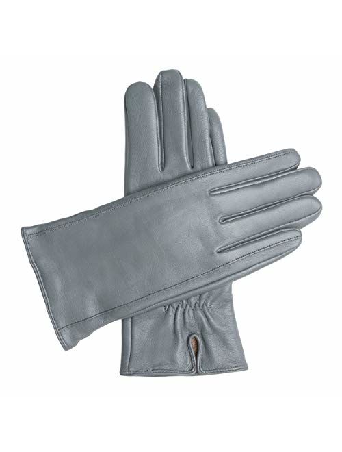 Downholme Classic Leather Cashmere Lined Gloves for Women