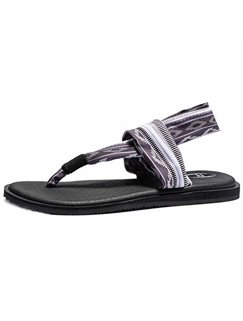 Ranberone Womens Yoga Sling Flip Flops Mat Thong Sandals Size 5-13