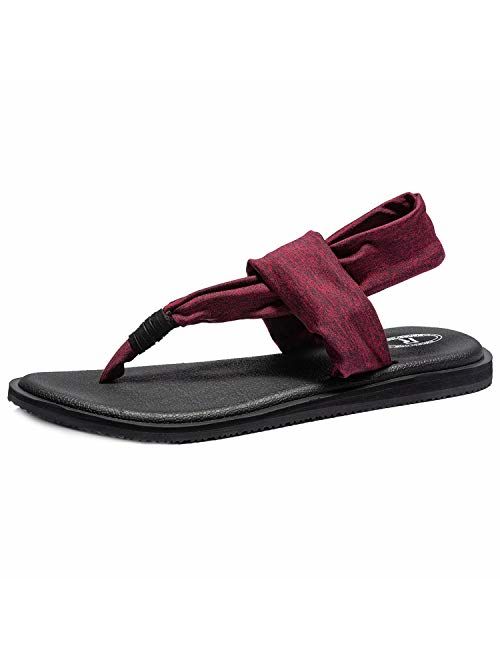 Ranberone Womens Yoga Sling Flip Flops Mat Thong Sandals Size 5-13