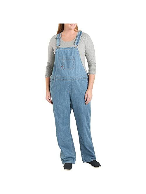 Dickies Women's Plus Size Denim Bib Overall