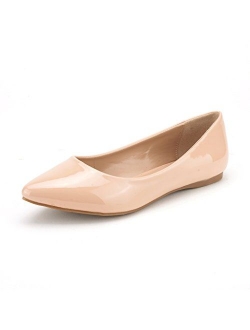 Sole Classic Fancy Women's Casual Pointed Toe Ballet Comfort Soft Slip On Flats Shoes