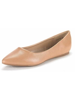 Sole Classic Fancy Women's Casual Pointed Toe Ballet Comfort Soft Slip On Flats Shoes