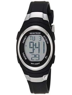 Sport Women's Digital Chronograph Resin Strap Watch, 45/7034