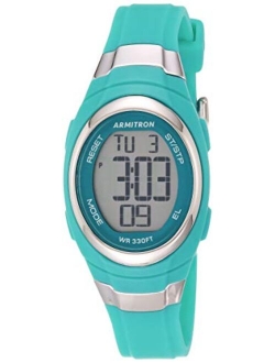 Sport Women's Digital Chronograph Resin Strap Watch, 45/7034