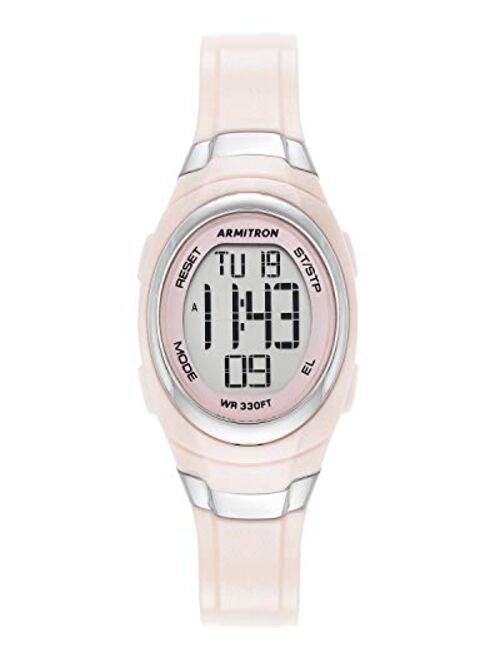 Armitron Sport Women's Digital Chronograph Resin Strap Watch, 45/7034