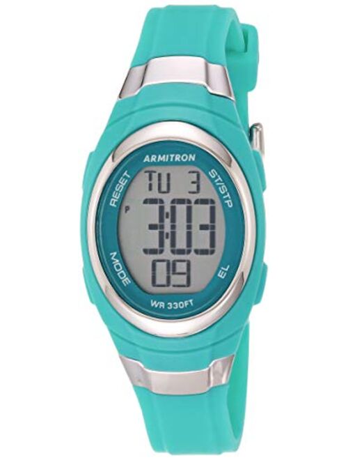 Armitron Sport Women's Digital Chronograph Resin Strap Watch, 45/7034