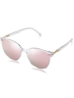 Classic Round Retro Plastic Frame Vintage Inspired Sunglasses BLOSSOM SJ2067