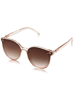 Classic Round Retro Plastic Frame Vintage Inspired Sunglasses BLOSSOM SJ2067