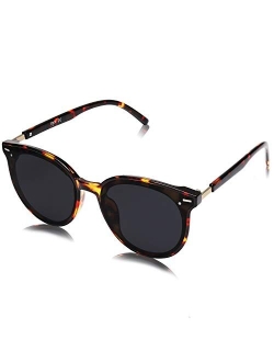 Classic Round Retro Plastic Frame Vintage Inspired Sunglasses BLOSSOM SJ2067