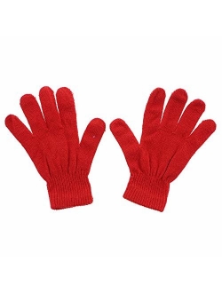 Motique Accessories Ladies Gloves Magic Knit Gloves for Women Solid Colors