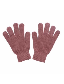 Motique Accessories Ladies Gloves Magic Knit Gloves for Women Solid Colors