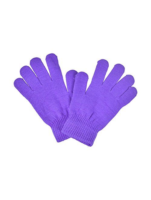 Motique Accessories Ladies Gloves Magic Knit Gloves for Women Solid Colors