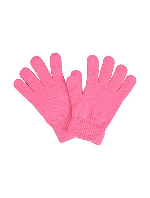 Motique Accessories Ladies Gloves Magic Knit Gloves for Women Solid Colors