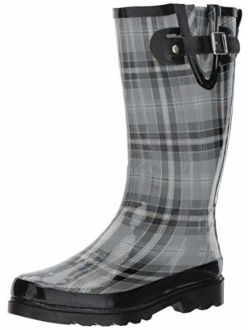 Women's Printed Tall Waterproof Rain Boot
