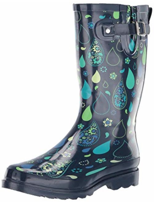 Western Chief Women's Printed Tall Waterproof Rain Boot