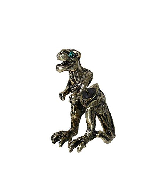 Dinosaur T-Rex Earrings, 4 Sets Tyrannosaurus Rex With Rhinestone Eyes