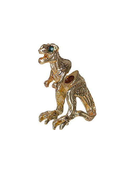 Dinosaur T-Rex Earrings, 4 Sets Tyrannosaurus Rex With Rhinestone Eyes