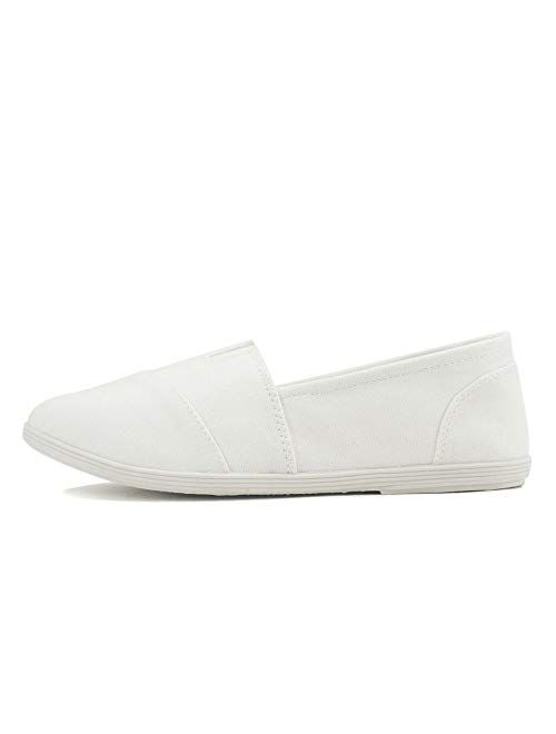 Soda Womens Obji Slip On Flat Shoes