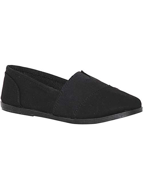 Soda Womens Obji Slip On Flat Shoes