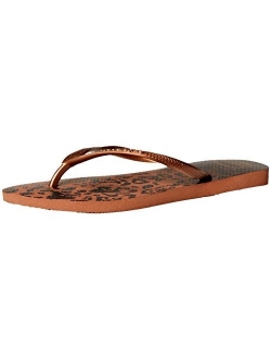 Women's Slim Animal Flip Flop Sandal