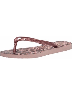 Women's Slim Animal Flip Flop Sandal