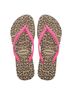 Women's Slim Animal Flip Flop Sandal