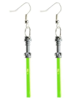 LEGO Lightsaber Earrings Star Wars Fun Jewelry