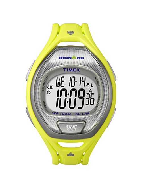 Timex Mid-Size Ironman Sleek 50 Round Silicone Strap Watch