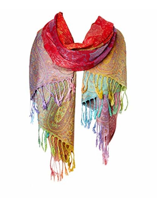 Fashion Women's Silk Scarf Luxury Satin Shawl Wraps