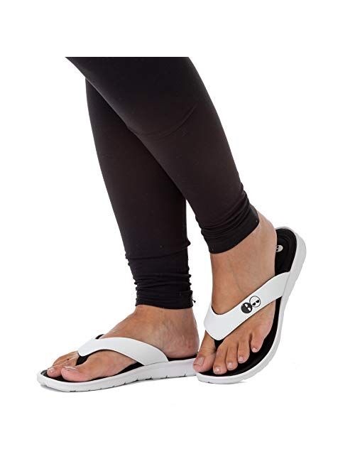 Womens Memory Foam Thong Flip Flop Sandal