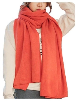 Agio Womens Warm Winter Infinity Scarves Set Blanket Scarf Pure Color