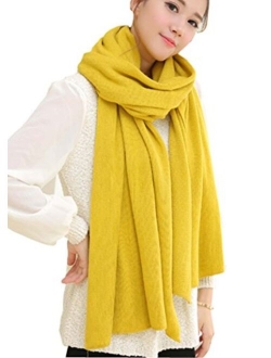 Agio Womens Warm Winter Infinity Scarves Set Blanket Scarf Pure Color