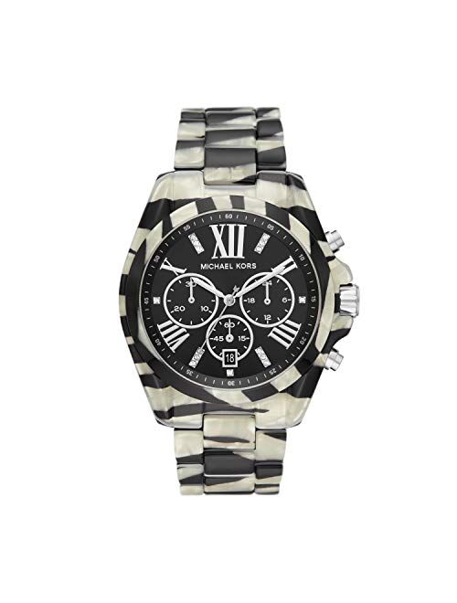 Michael Kors Women's MK5605 43MM Bradshaw Chronograph Watch