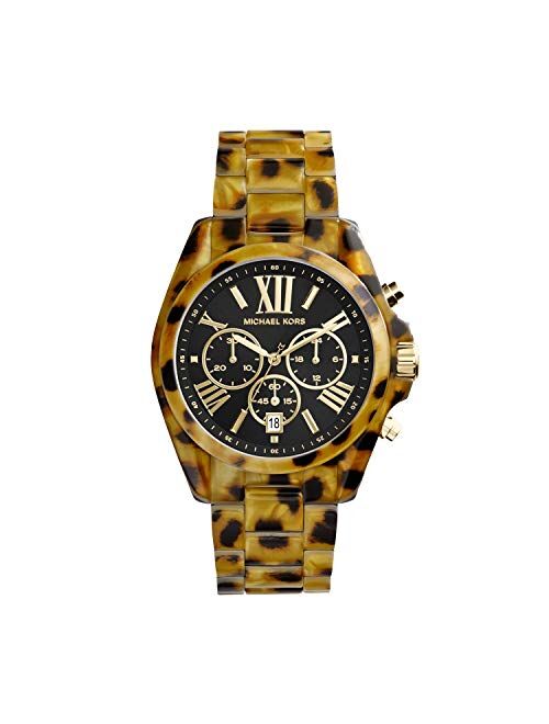 Michael Kors Women's MK5605 43MM Bradshaw Chronograph Watch