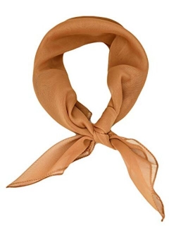 Sidecca Retro Classic Chiffon Square Neck Head Scarf