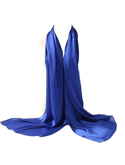 Bellonesc Silk Scarf 100% silk Long Lightweight Sunscreen Shawls for Women