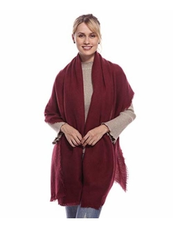 Oversized Long Blanket Scarf, Wrap and Shawl, Cashmere FeeL Pashmina, Cozy Warm for Winter Fall