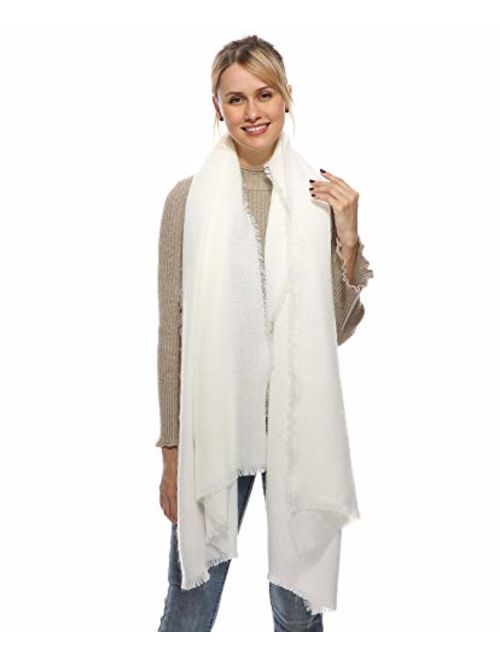 Oversized Long Blanket Scarf, Wrap and Shawl, Cashmere FeeL Pashmina, Cozy Warm for Winter Fall