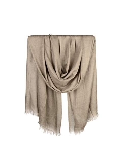 Iristide Women Summer Scarfs Large Long Lightweight Linen Beach Gauze Shawl Wrap 7543