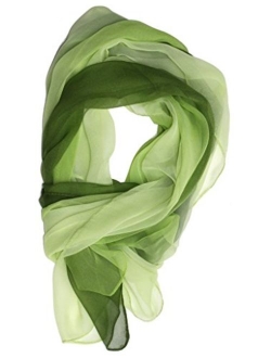 Love Lakeside Solid Color and Polka Dot Silk Blend, Lightweight, Modern Scarf