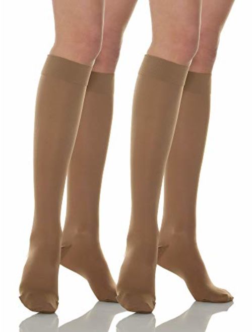 Relaxsan Basic 950 - firm support knee high socks 20-30 mmHg, 100% Made in Italy